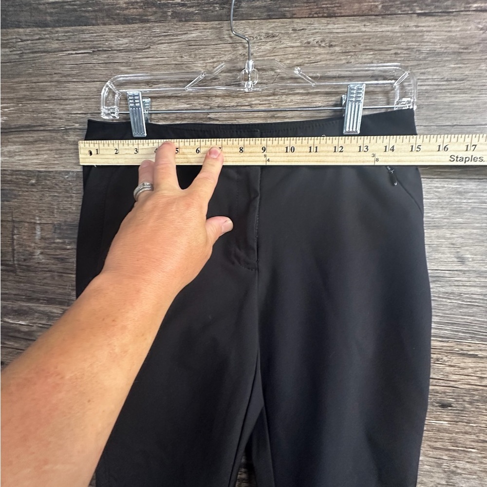 White House Black Market Black Slim Ponte Ankle Pants - Picture 4 of 6